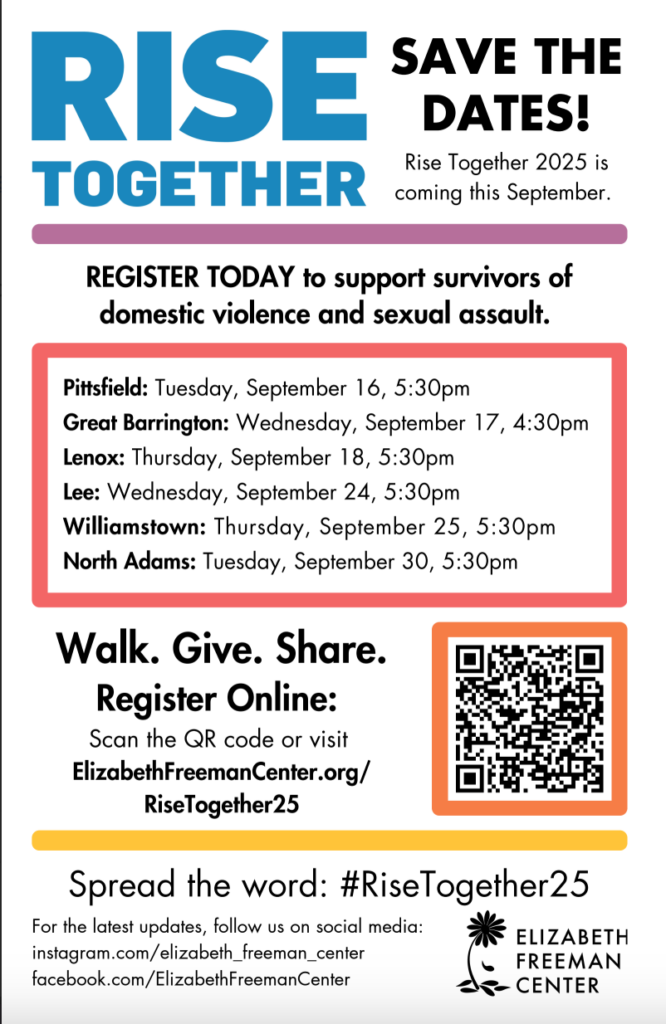 Rise Together Walk flyer