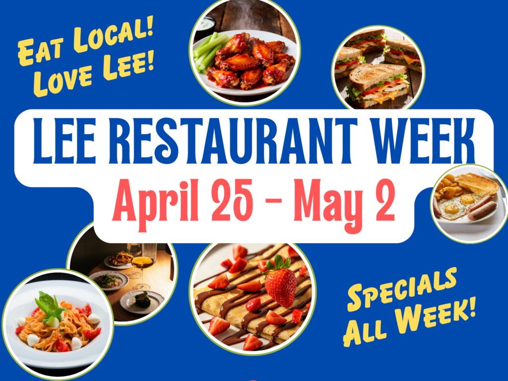 Lee Restaurant Week 2026 poster
