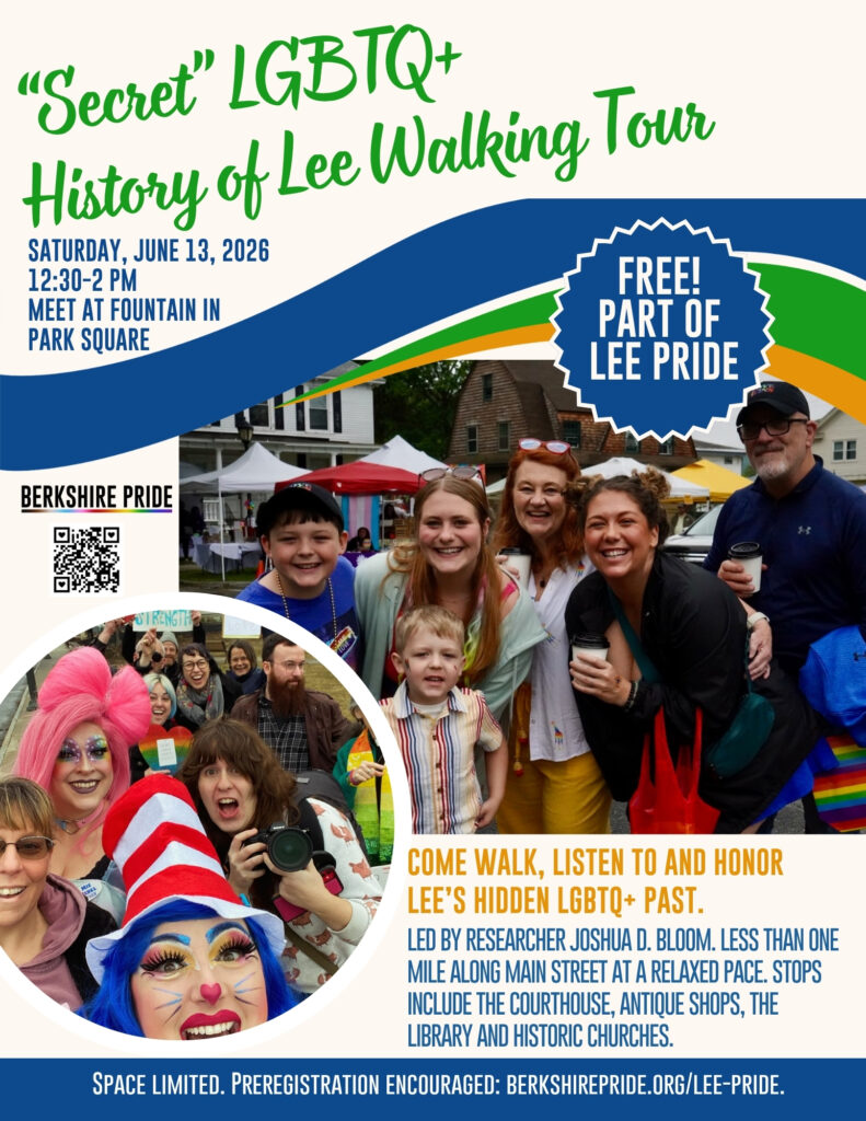 Secret LGBTQ+ History of Lee walking tour